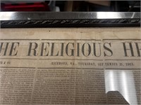 The Religious Herald. Richmond Sept 15th 1862