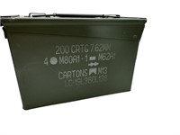 US Military 30 Cal Steel Ammo Can 7.62 mm