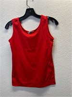 Vintage 1970’s Femme Red Sleeveless Shirt