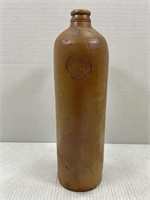 1800'S GERMAN OBER-SELTERS BEER STONEWARE CLAY