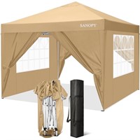 E5150  SANOPY 10'x10' Canopy Tent Removable Sidewa