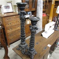 PR OF DECORATIVE CANDLE STANDS