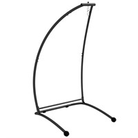 Outsunny Black Metal Patio Swing Stand