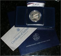 1987 Constitution Proof - SIlver