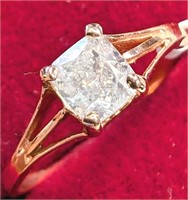 $4140 14K  Pink Diamond (.60Ct, Si2) Ring