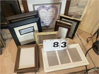 Pictures and Photo Frames Lot