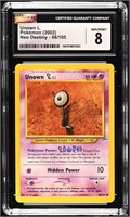 2002 Neo Destiny - Unlimited #86/105 Unown L CGC 8