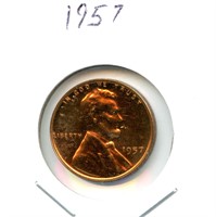 1957 Proof Lincoln Wheat Cent