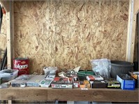 Lot Of Nails, Screws, Staple Gun, Etc.