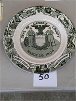 Cambria County Plate