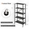 Costway 5-Tier Organizer Rack w/ Wheels