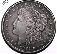 1921 MORGAN DOLLAR XF