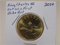 2024 King Charles I I I First Strike Loonie