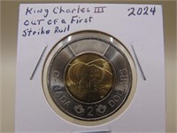 2024 King Charles I I I First Strike Toonie