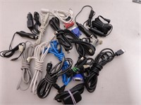 lot of USB cords-cables- charger cords