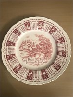 1961 Vintage Horoscope Year Collector Plate