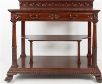 Empire Style Mahogany Server