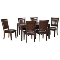 Ashley D471 Dining Table & 6 Chairs