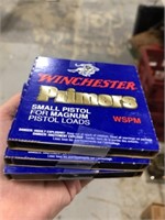 3 BOXES SMALL PISTOL PRIMERS