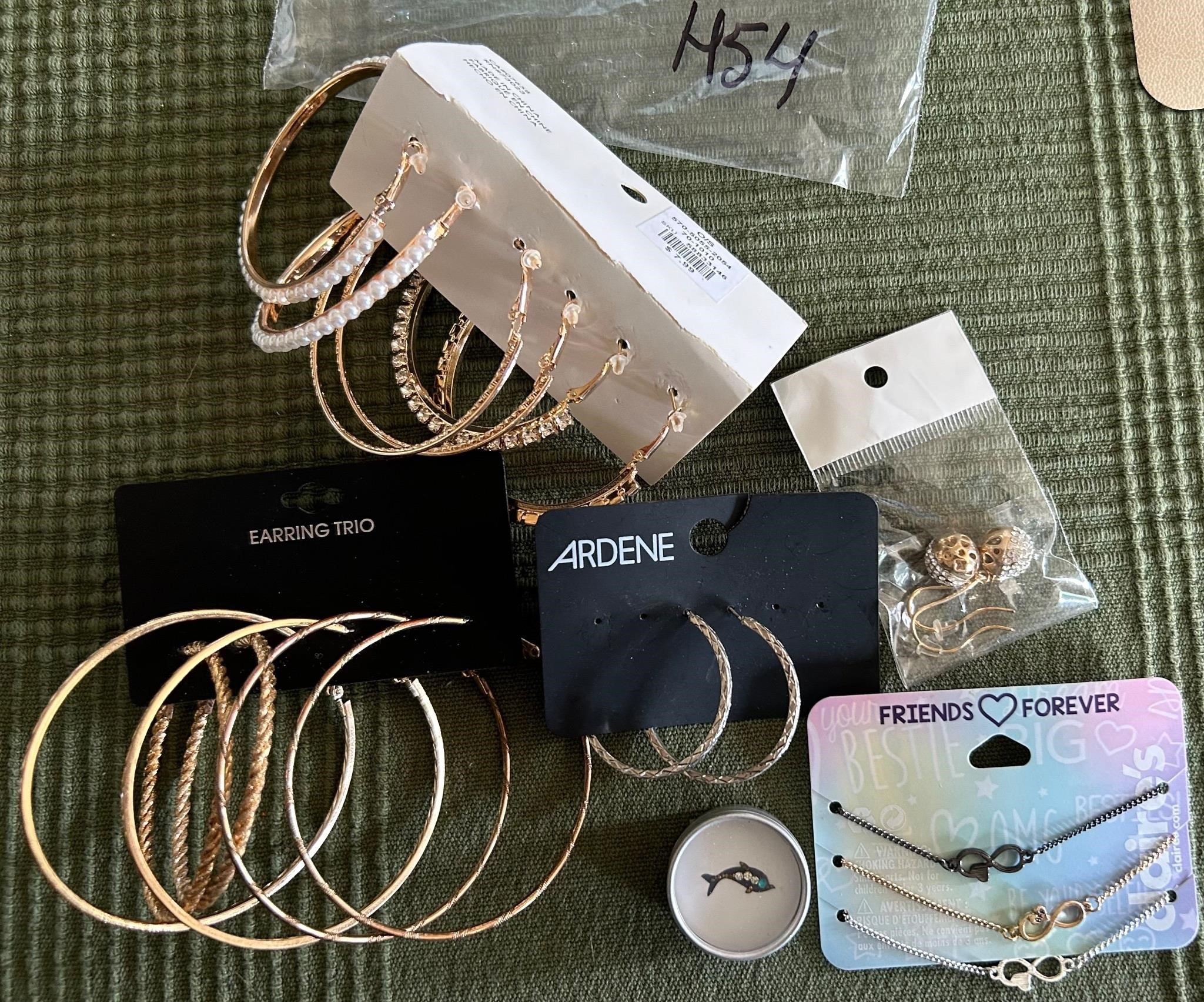New Earrings and bracelets