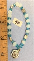 Bracelet with 2 religious items         (K15)