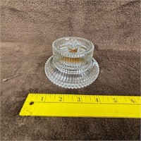 Indiana Glass Ribbed Candle Holder