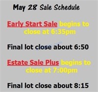 Sale Schedule