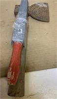 Knife sharpener and axe