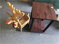 Reindeer Stand and Side Table