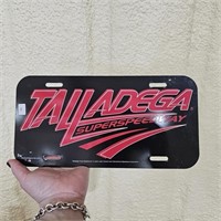 Vintage Talladega Super Speedway License Plate