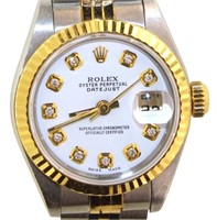 Rolex 79173 Lady Datejust 26 w/ Diamond Watch