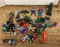 Group of Marvel action figures