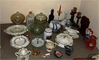 Dishes, Candle Holders, Deco Items