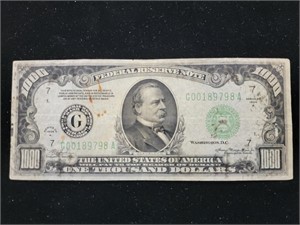 1934a $1000 Federal Reserve FR-2211g