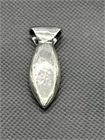 James Avery 925 Silver Retired Hammered Pendent