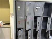 (2) SECTIONS - EMPLOYEE LOCKERS - 6 UNITS