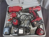 Cordless Drill w/Accessories in Case - Untested