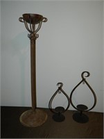 Iron Candle Holders