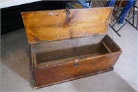 Antique Pine Box 12"x35 1/2"x14"