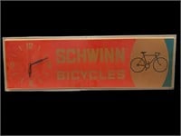 Old Schwinn Bicycles Sign with clock