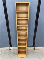 Wood Bookshelf W/ Adjustable Shelves