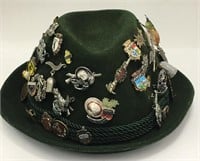 Hat With Germany Souvenir Pins