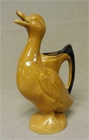 French Majolica Duck Absinthe Pitcher.