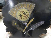 VICTORIAN FIRESCREEN? WITH MOTHER OF PEARL INLAY