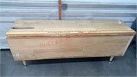 >Hand Made Bench w/ Storage 49 x 11 x 19