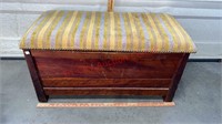 Vintage Cedar Chest w/ cushion top