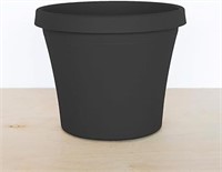 Bloem Terra Pot Planter: 14" - Black - Durable