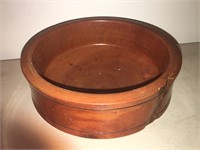 Signed Cherry Wood Bowl