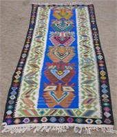 Colorful woven rug