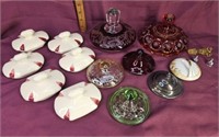 Variety of glass dish lids